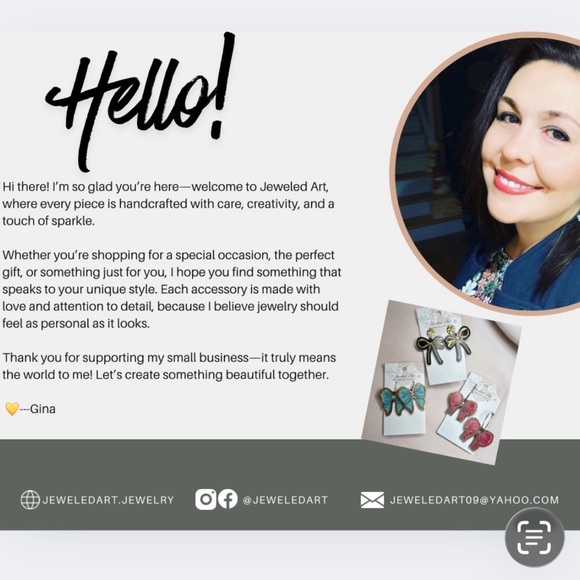 Jeweled Art Hand-Painted Radiant Heart Burst Engraved Wood Earrings - Picture 8 of 15